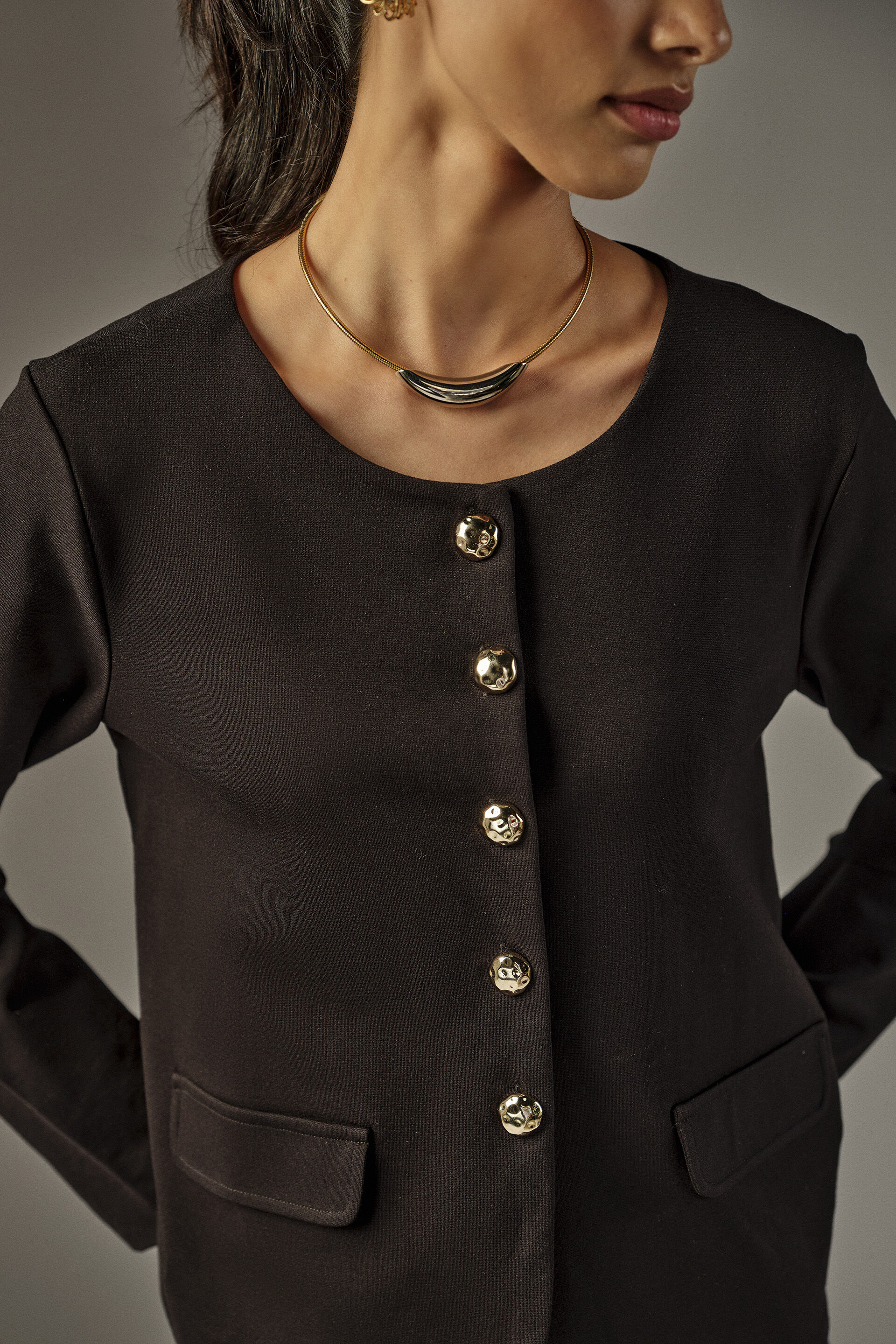 Workwear Jacket in Black, Black, image 4